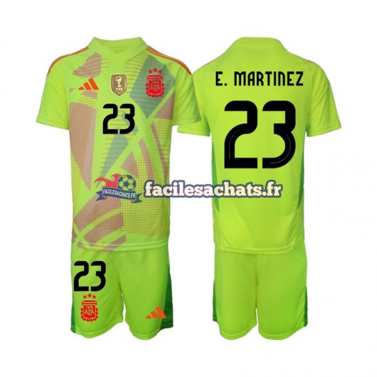 Maillot Argentine Emiliano Martinez 23 2024 Gardien Extérieur Enfant MC