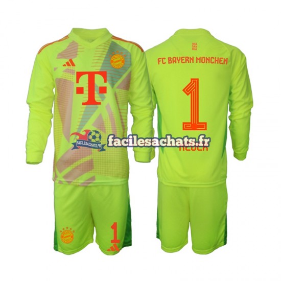 Maillot Bayern Munich Manuel Neuer 1 2024-2025 Gardien Domicile Enfant ML