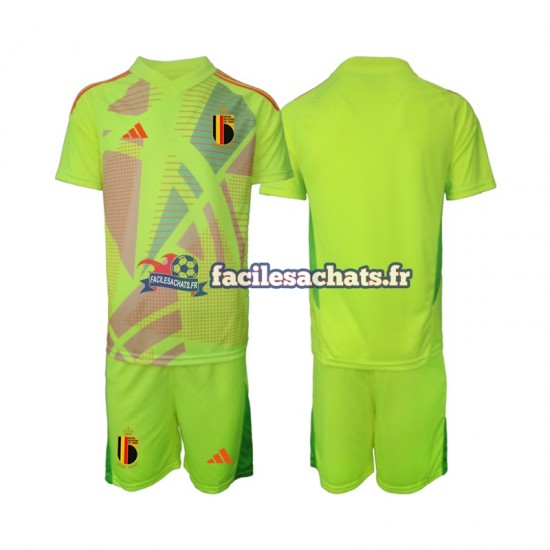 Maillot Belgique Euro 2024 Gardien Extérieur Enfant MC