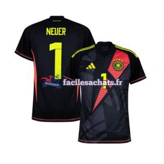 Maillot Allemagne Manuel Neuer 1 Euro 2024 Gardien Domicile Homme MC