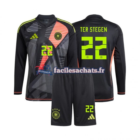 Maillot Allemagne Ter Stegen 22 Euro 2024 Gardien Domicile Enfant ML