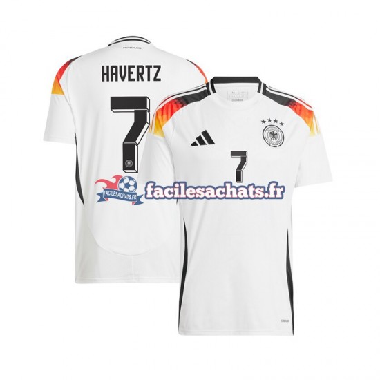 Maillot Allemagne Havertz 7 Euro 2024 Domicile Homme MC