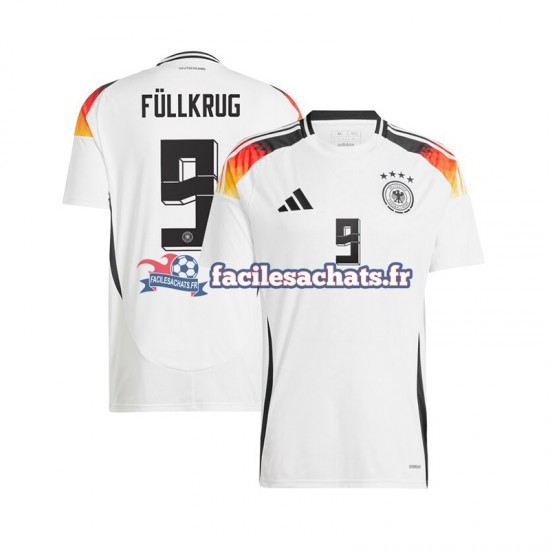 Maillot Allemagne Niclas Fullkrug 9 Euro 2024 Domicile Homme MC