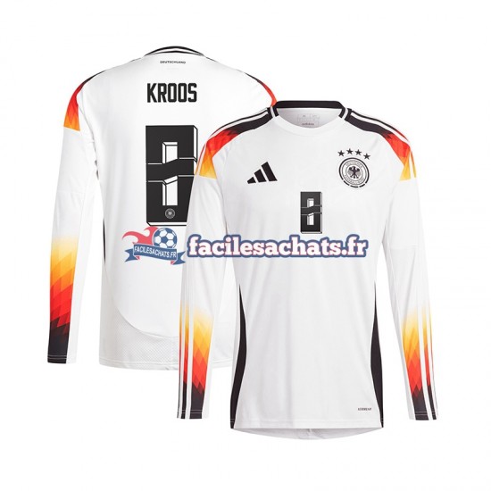 Maillot Allemagne Toni Kroos 8 Euro 2024 Domicile Homme ML