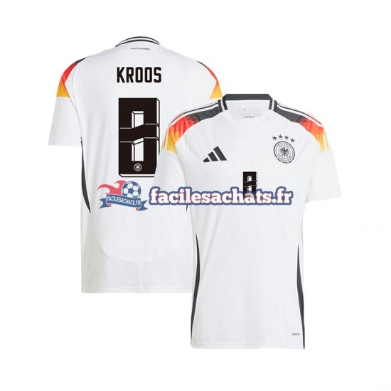 Maillot Allemagne Toni Kroos 8 Euro 2024 Domicile Homme MC