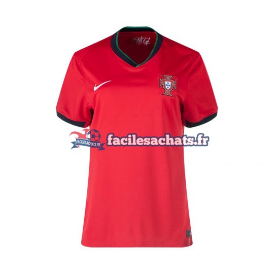 Maillot Portugal Euro 2024 Domicile Femme MC