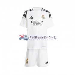 Maillot Real Madrid 2024-2025 Blanc Domicile Enfant MC