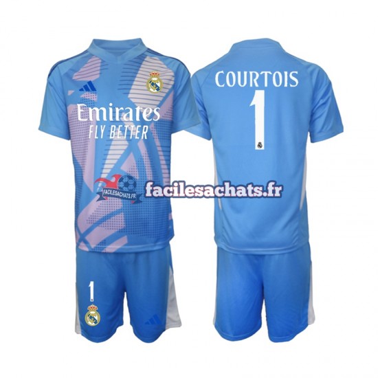 Maillot Real Madrid Thibaut Courtois 1 2024-2025 Gardien Domicile Enfant MC