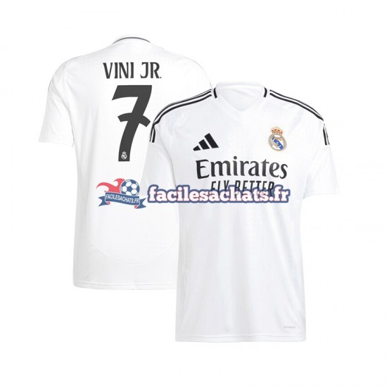 Maillot Real Madrid Vinicius Junior 7 2024-2025 Domicile Homme MC