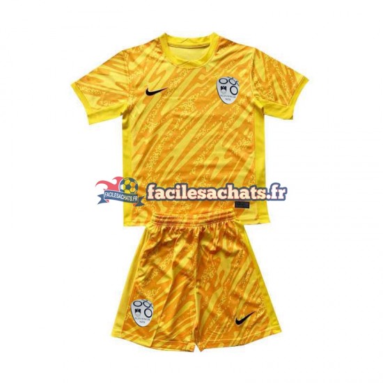 Maillot Slovénie Euro 2024 Gardien Jaune Domicile Enfant MC