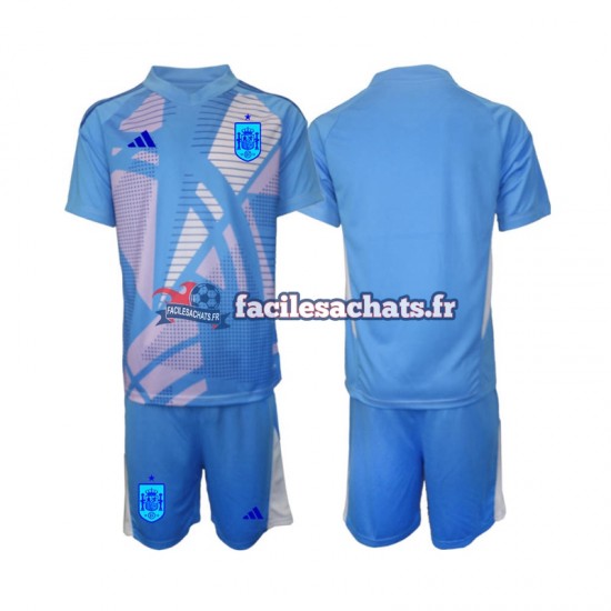 Maillot Espagne Euro 2024 Gardien Domicile Enfant MC