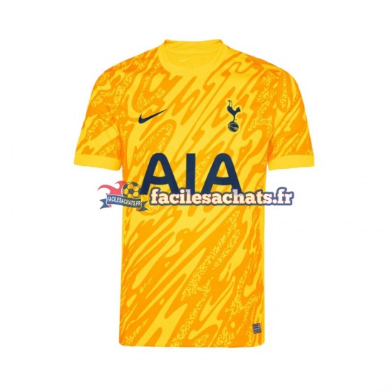 Maillot Tottenham Hotspur 2024-2025 Gardien Jaune Domicile Homme MC