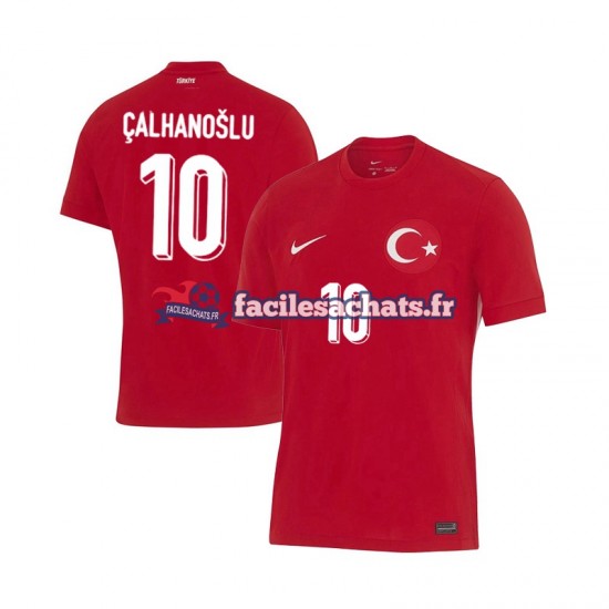 Maillot Turquie Hakan Calhanoglu 10 Euro 2024 Extérieur Homme MC