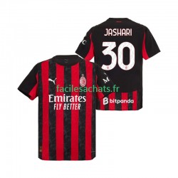 Maillot AC Milan Ardon Jashari 30 2025-2026 Domicile Homme MC