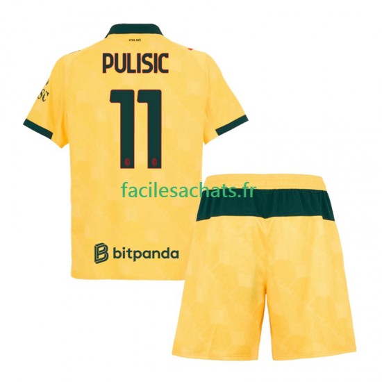 Maillot AC Milan Christian Pulisic 11 2025-2026 3ème Enfant MC