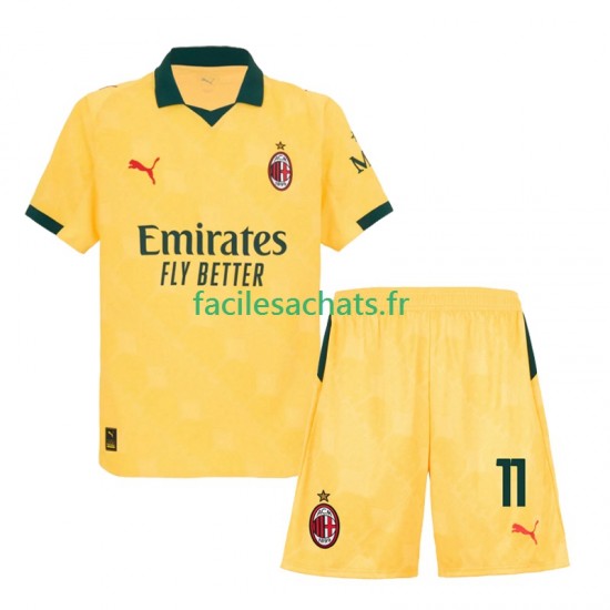 Maillot AC Milan Christian Pulisic 11 2025-2026 3ème Enfant MC