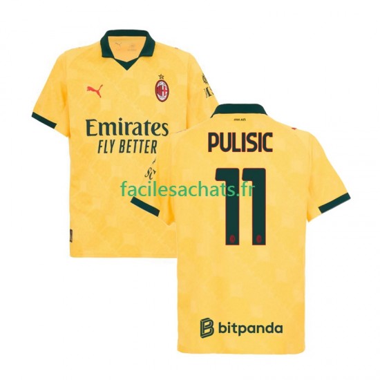 Maillot AC Milan Christian Pulisic 11 2025-2026 3ème Homme MC