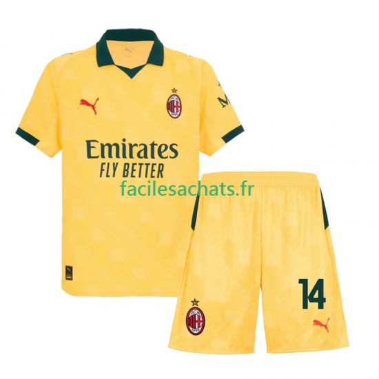 Maillot AC Milan Luca Modric 14 2025-2026 3ème Enfant MC