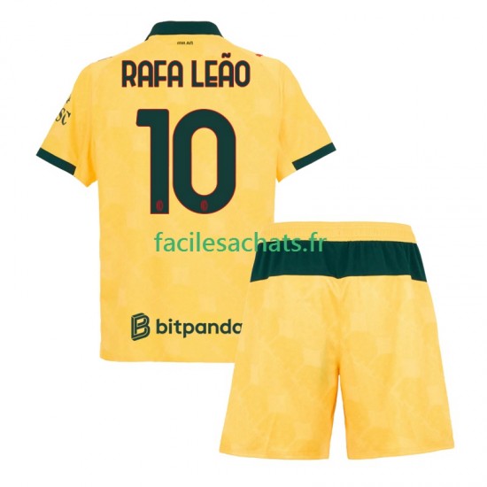 Maillot AC Milan Rafael Leao 10 2025-2026 3ème Enfant MC