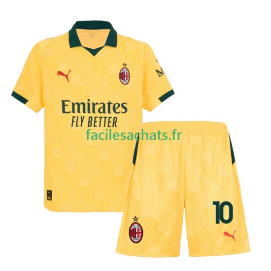 Maillot AC Milan Rafael Leao 10 2025-2026 3ème Enfant MC