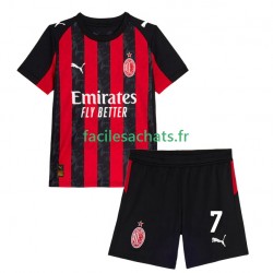 Maillot AC Milan Santiago Gimenez 7 2025-2026 Domicile Enfant MC