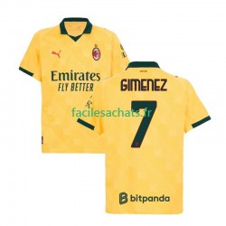 Maillot AC Milan Santiago Gimenez 7 2025-2026 3ème Homme MC