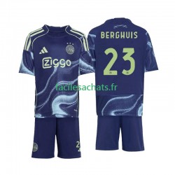 Maillot Ajax Amsterdam Steven Berghuis 23 2025-2026 Extérieur Enfant MC