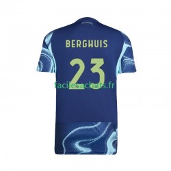 Maillot Ajax Amsterdam Steven Berghuis 23 2025-2026 Extérieur Homme MC