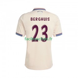 Maillot Ajax Amsterdam Steven Berghuis 23 2025-2026 3ème Homme MC