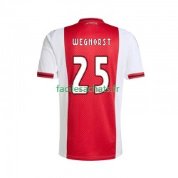 Maillot Ajax Amsterdam Wout Weghorst 25 2025-2026 Domicile Homme MC