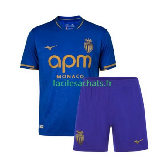 Maillot AS Monaco 2025-2026 Extérieur Enfant MC