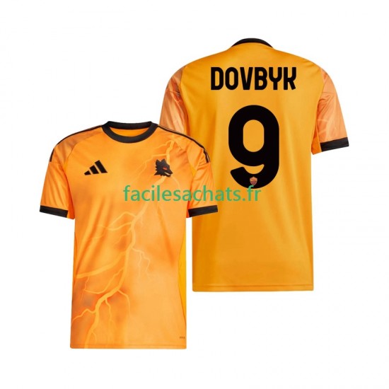 Maillot AS Rome Artem Dovbyk 9 2025-2026 Extérieur Homme MC