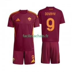 Maillot AS Rome Artem Dovbyk 9 2025-2026 Domicile Enfant MC