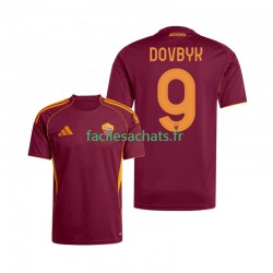 Maillot AS Rome Artem Dovbyk 9 2025-2026 Domicile Homme MC