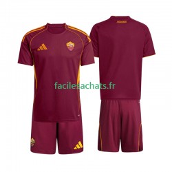 Maillot AS Rome 2025-2026 Domicile Enfant MC