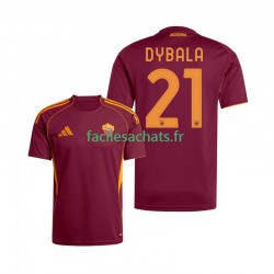 Maillot AS Rome Dybala 21 2025-2026 Domicile Homme MC