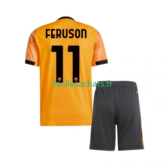 Maillot AS Rome Evan Ferguson 11 2025-2026 Extérieur Enfant MC