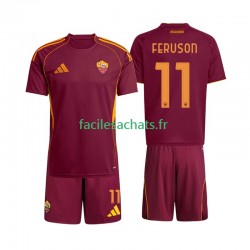 Maillot AS Rome Evan Ferguson 11 2025-2026 Domicile Enfant MC