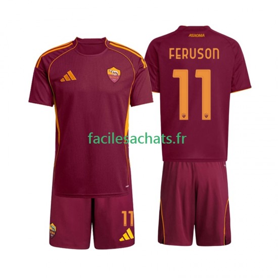 Maillot AS Rome Evan Ferguson 11 2025-2026 Domicile Enfant MC