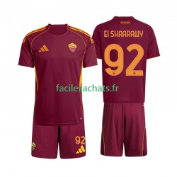 Maillot AS Rome Stephan El Shaarawy 92 2025-2026 Domicile Enfant MC