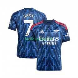 Maillot Arsenal Bukayo Saka 7 2025-2026 Extérieur Homme MC