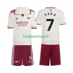 Maillot Arsenal Bukayo Saka 7 2025-2026 3ème Enfant MC