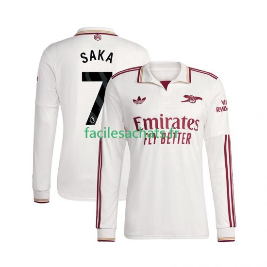 Maillot Arsenal Bukayo Saka 7 2025-2026 3ème Homme ML