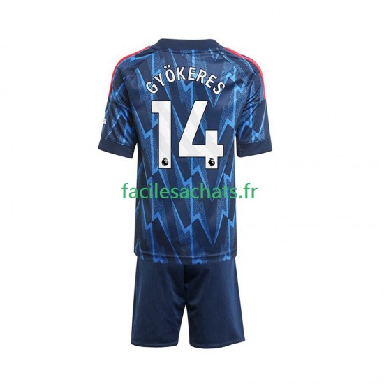 Maillot Arsenal Viktor Gyokeres 14 2025-2026 Extérieur Enfant MC