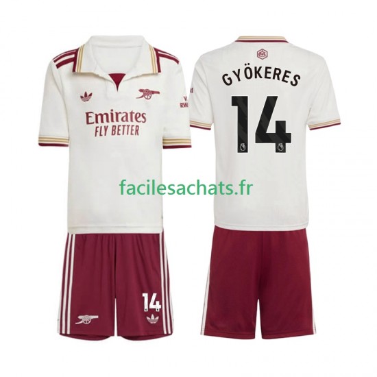 Maillot Arsenal Viktor Gyokeres 14 2025-2026 3ème Enfant MC