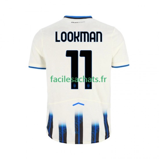 Maillot Atalanta Ademola Lookman 11 2025-2026 Extérieur Homme MC