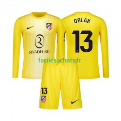 Maillot Atlético Madrid Jan Oblak 13 2025-2026 Gardien Domicile Enfant ML