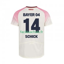 Maillot Bayer 04 Leverkusen Patrik Schick 14 2025-2026 Extérieur Homme MC