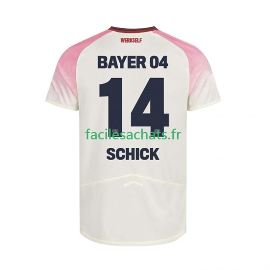 Maillot Bayer 04 Leverkusen Patrik Schick 14 2025-2026 Extérieur Homme MC