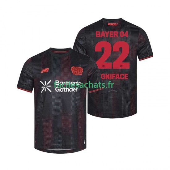 Maillot Bayer 04 Leverkusen Victor Boniface 22 2025-2026 Domicile Homme MC
